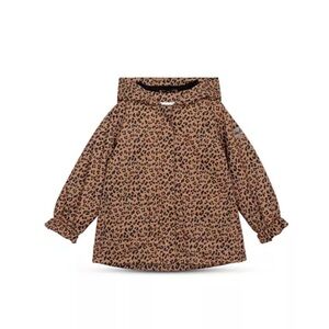 NWT Leopard Print Fabric windbreaker/ rain coat